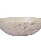 vidaXL Кремава мивка 53x40x15 см мрамор