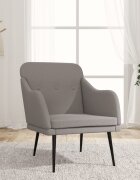 vidaXL Кресло таупе 63x76x80 см текстил
