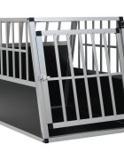 vidaXL Кучешка клетка с една врата 65x91x695 см