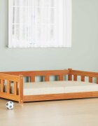 vidaXL Кучешко легло 100 x 70 x 28 см Масивна борова дървесина
