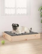 vidaXL Кучешко легло 615x49x9 см борова дървесина масив