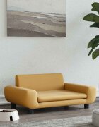 vidaXL Кучешко легло Кафяв 70x45x33 см кадифе