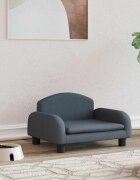 vidaXL Кучешко легло кучешкосиво 50x40x30 см текстил