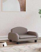 vidaXL Кучешко легло Таупе 50x40x30 см текстил
