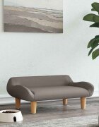 vidaXL Кучешко легло Таупе 70x40x24 см текстил