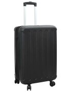 vidaXL Куфар с заключване Черно 34 x 23 x 55.5 см ABS пластмаса