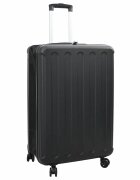 vidaXL Куфар с заключване Черно 50 x 30 x 76 см ABS пластмаса