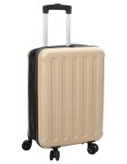 vidaXL Куфар с заключване Шампанско 34 x 23 x 55.5 см ABS пластмаса