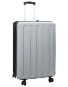 vidaXL Куфар с заключване Сребрист 50 x 30 x 76 см ABS пластмаса