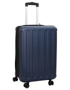 vidaXL Куфар с заключване Тъмносиньо 43 x 27 x 66 см ABS пластмаса