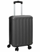 vidaXL Куфар с заключване Тъмносив 34 x 23 x 55.5 см ABS пластмаса