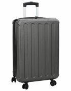 vidaXL Куфар с заключване Тъмносив 43 x 27 x 66 см ABS пластмаса