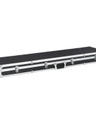 vidaXL Куфар за пушки черен 134x35x12 см алуминий
