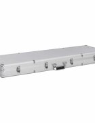 vidaXL Куфар за пушки сребрист 118x38x12 см алуминий