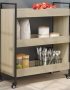 vidaXL Кухненска количка дъб сонома 70x30x82 см инженерно дърво