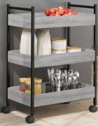 vidaXL Кухненска количка сив сонома 50x30x70 см инженерно дърво