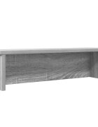 vidaXL Кухненска поставка подреждаща се сива сонома 50x15x16 см