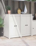 vidaXL Кухненска врата MEPPEL 2 бр. Бяло 50 x 9 x 82 см