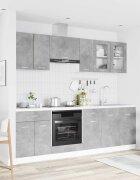 vidaXL Кухненски единица Lyon 8 бр. Инженерна дървесина