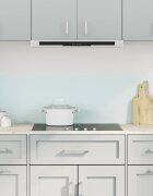 vidaXL Кухненски гърбове 2 бр бял 70x60 см закалено стъкло