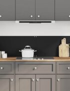 vidaXL Кухненски гърбове 2 бр черен 80x40 см закалено стъкло