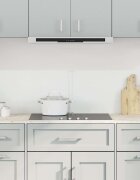 vidaXL Кухненски гърбове 2 бр прозрачен 70x50 см закалено стъкло