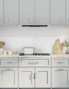 vidaXL Кухненски гръб 2 бр. Прозрачен 100 x 40 cm закалено стъкло