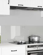 vidaXL Кухненски гръб 2 бр. Прозрачен 70 x 40 cm закалено стъкло