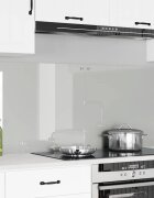vidaXL Кухненски гръб 2 бр. Прозрачен 70 x 60 cm закалено стъкло