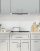 vidaXL Кухненски гръб 2 бр. Прозрачен 90 x 40 cm закалено стъкло