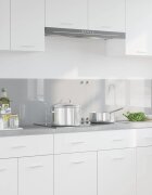 vidaXL Кухненски гръб 2 бр. Светлосиво 100 x 40 cm закалено стъкло