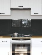 vidaXL Кухненски гръб 2 бр. Тъмен сив 70 x 50 cm закалено стъкло