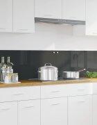 vidaXL Кухненски гръб 2 бр. Тъмен сив 90 x 40 cm закалено стъкло