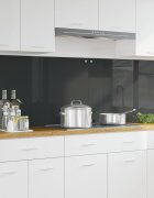 vidaXL Кухненски гръб 2 бр. Тъмен сив 90 x 60 cm закалено стъкло