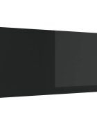vidaXL Кухненски гръб Черно 110 x 50 cm закалено стъкло