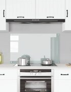 vidaXL Кухненски гръб прозрачен 100x60 см закалено стъкло