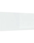 vidaXL Кухненски гръб Прозрачен 110 x 40 cm закалено стъкло