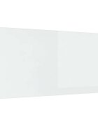 vidaXL Кухненски гръб Прозрачен 110 x 50 cm закалено стъкло