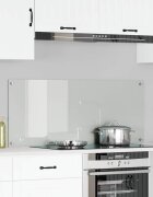 vidaXL Кухненски гръб Прозрачен 120 x 50 cm закалено стъкло