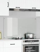 vidaXL Кухненски гръб Прозрачен 120 x 60 cm закалено стъкло