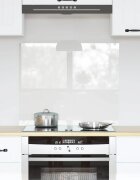 vidaXL Кухненски гръб Прозрачен 70 x 60 cm закалено стъкло