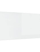 vidaXL Кухненски гръб Прозрачен 90 x 40 cm закалено стъкло