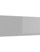 vidaXL Кухненски гръб Светлосиво 120 x 40 cm закалено стъкло