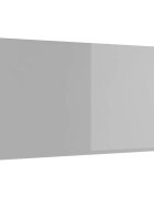 vidaXL Кухненски гръб Светлосиво 80 x 40 cm закалено стъкло