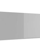 vidaXL Кухненски гръб Светлосиво 90 x 40 cm закалено стъкло