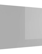 vidaXL Кухненски гръб Светлосиво 90 x 60 cm закалено стъкло