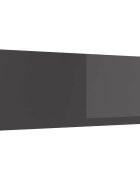 vidaXL Кухненски гръб Тъмен сив 110 x 40 cm закалено стъкло