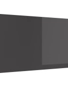 vidaXL Кухненски гръб Тъмен сив 110 x 60 cm закалено стъкло