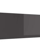 vidaXL Кухненски гръб Тъмен сив 120 x 50 cm закалено стъкло