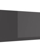 vidaXL Кухненски гръб Тъмен сив 120 x 60 cm закалено стъкло